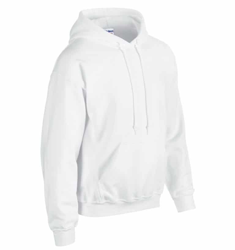 Custom Sweatshirt Hoodie with Your Logo - WTSN1850 White - Promotional Products - Heat Transfer - Screen Printing - Embroidery