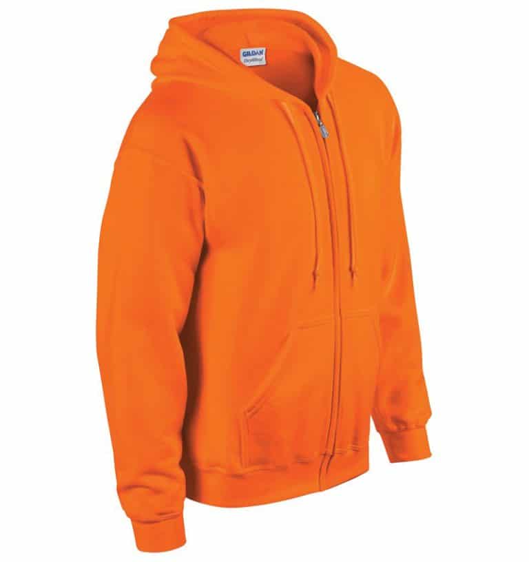 Custom Sweatshirt hoodies with your logo - Promotional Products - Workwear Toronto - Heat Transfer - Screen Printing - Embroidery - WTSN1860 Safety Orange