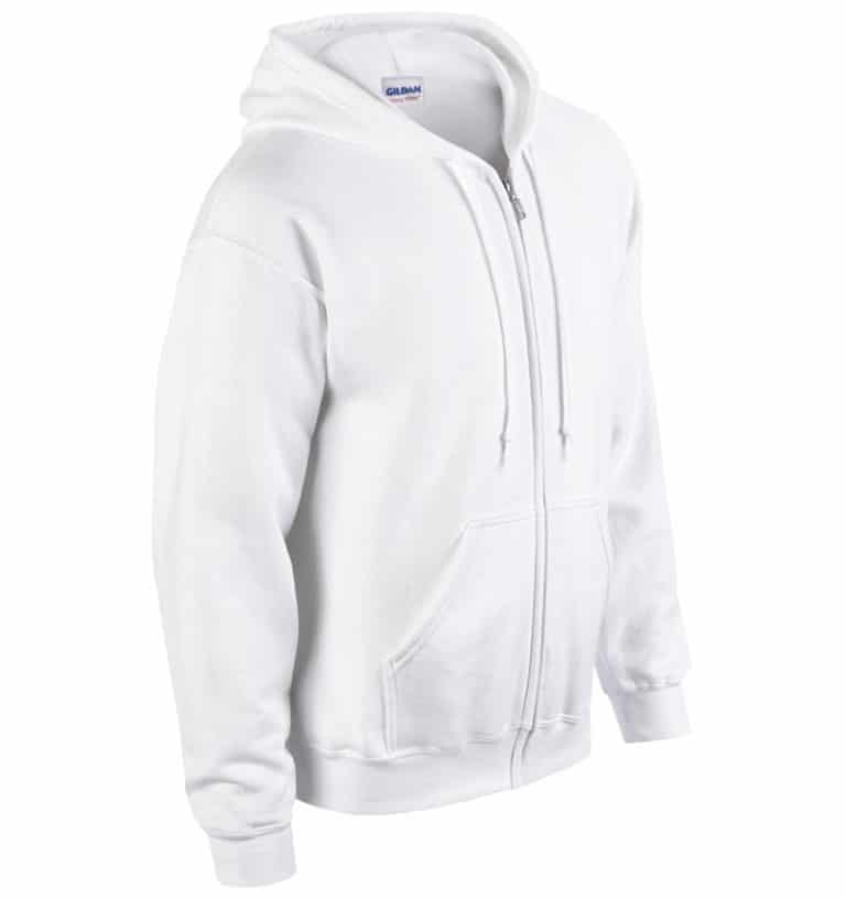 Custom Sweatshirt hoodies with your logo - Promotional Products - Workwear Toronto - Heat Transfer - Screen Printing - Embroidery - WTSN1860 White