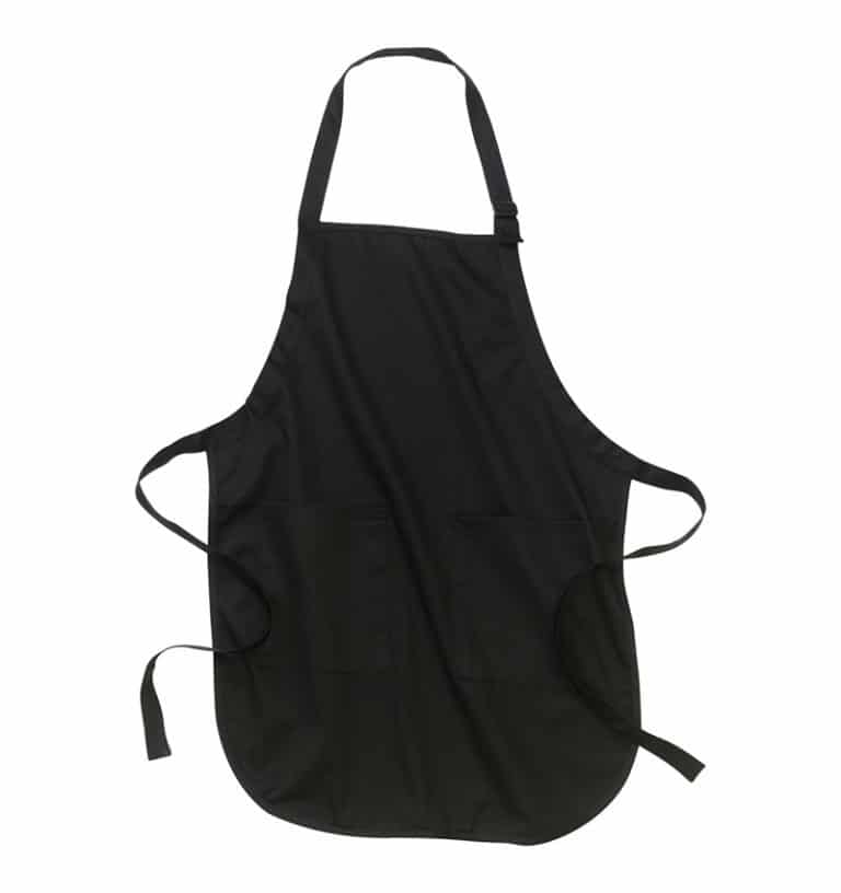 Custom Aprons With Your Logo - WTSNA100 Black - Promotional Products - Workwear Toronto - Heat Transfer - Screen Printing - Embroidery - Kitchen