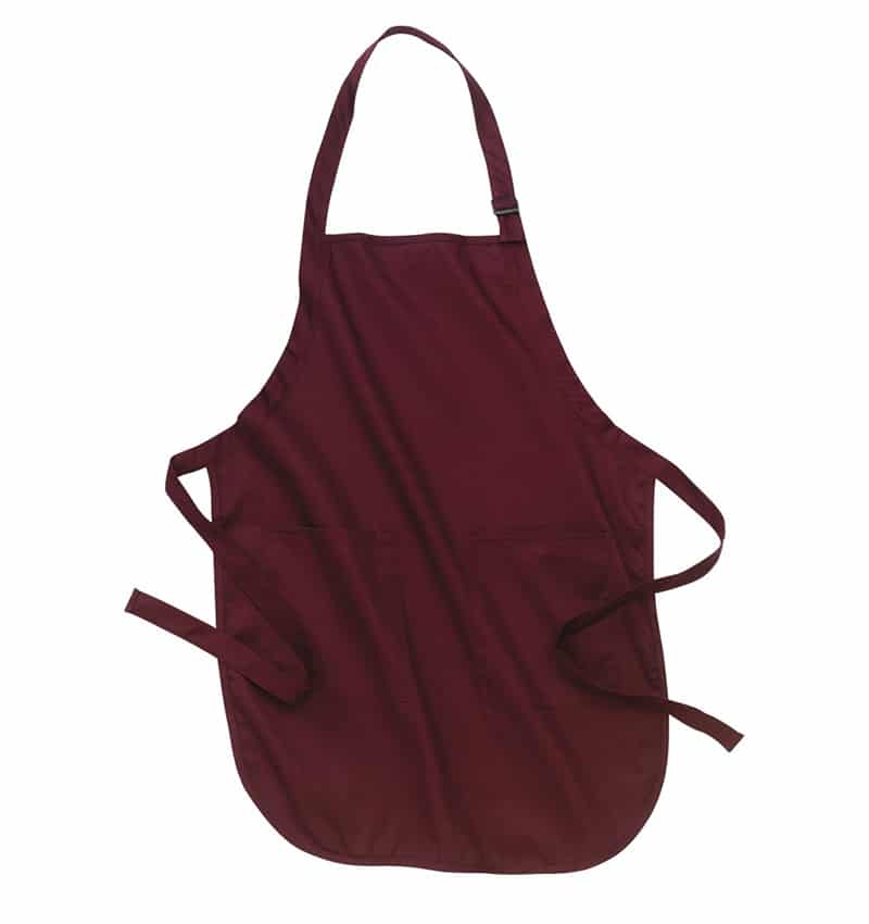 Custom Aprons With Your Logo - WTSNA100 Maroon - Promotional Products - Workwear Toronto - Heat Transfer - Screen Printing - Embroidery - Kitchen