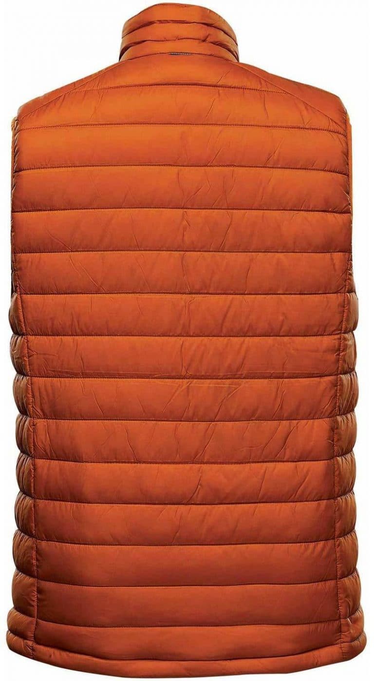 WTSTAFV-1 - Burnt Orange & Graphite - WorkwearToronto.com - Men's Stavanger Thermal Vest - Back - Custom Clothing Embroidery and Heat Press
