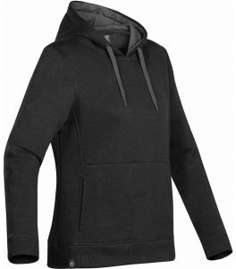 WTSTCFH-1W - Black - WorkwearToronto.com - Women's Baseline Fleece Hoodie - Custom Clothing Embroidery and Heat Press