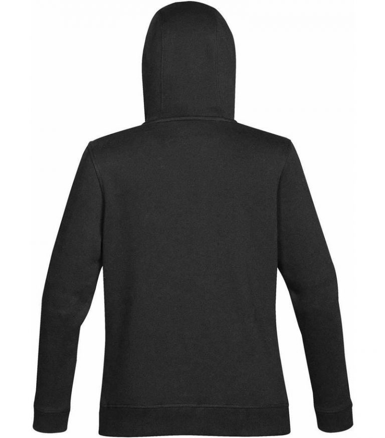 WTSTCFH-1W - Black - WorkwearToronto.com - Women's Baseline Fleece Hoodie - Custom Clothing Embroidery and Heat Press - Back