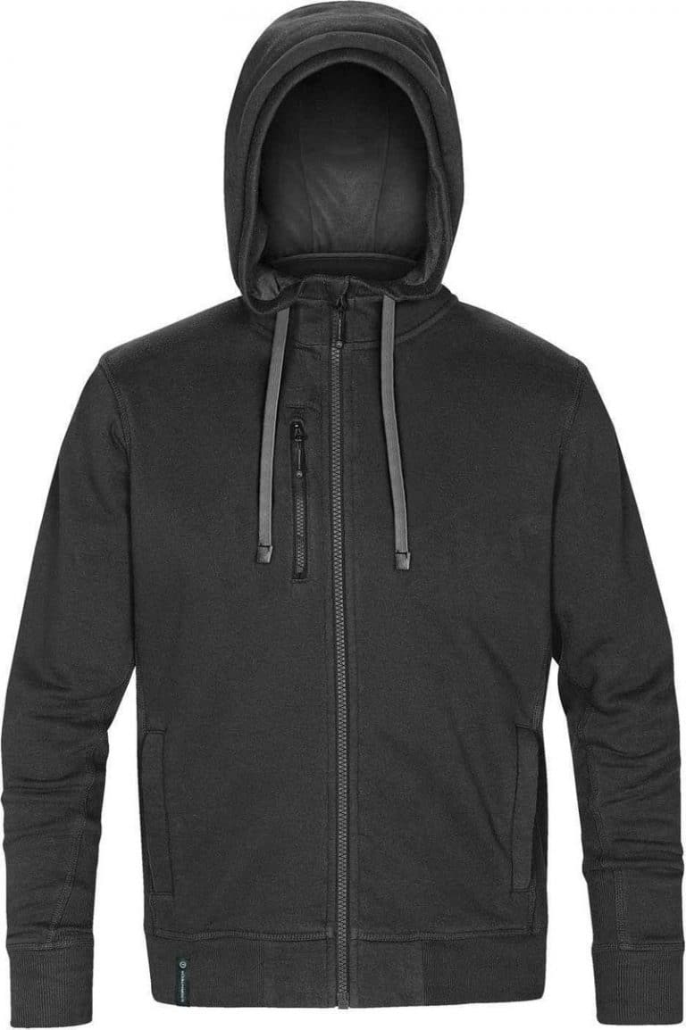 WTSTCFZ-3 - Black & Granite - WorkwearToronto.com - Men's Metro Full Zip Hoodie - Custom Clothing Embroidery and Heat Press