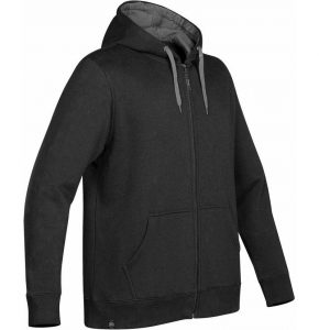 WTSTCFZ-4 - Black Granite - WorkwearToronto.com - Men's Baseline Full Zip Hoodie - Custom Clothing Embroidery and Heat Press