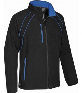 WTSTCXJ-3 Black Royal - WorkwearToronto.com - Men's Crew Softshell jackets with custom logo