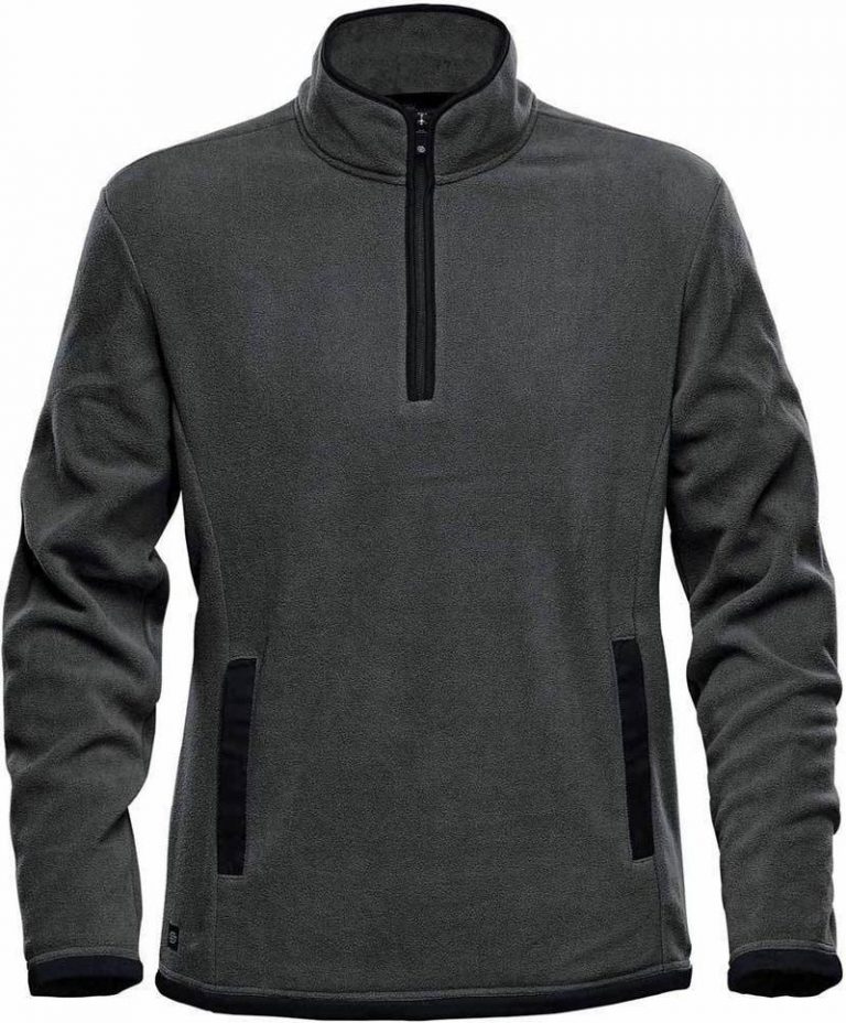 WTSTFPL-1 - Graphite & Black - WorkwearToronto.com - Shasta Tech Fleece Jacket for Men - Custom Clothing Embroidery and Heat Press
