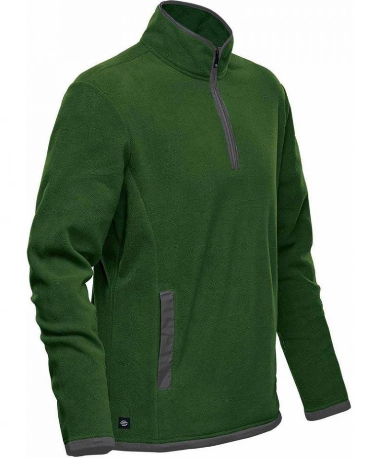 WTSTFPL-1 - Green Garden & Graphite - WorkwearToronto.com - Shasta Tech Fleece Jacket for Men - Custom Clothing Embroidery and Heat Press