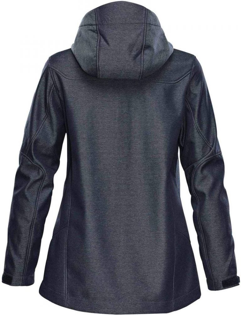 WTSTHR-1W Charcoal Twill - WorkwearToronto.com - Softshell Jackets for women - Back