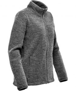 WTSTKR-1W - Graphite - WorkwearToronto.com - Women's Fleece Knit Jackets