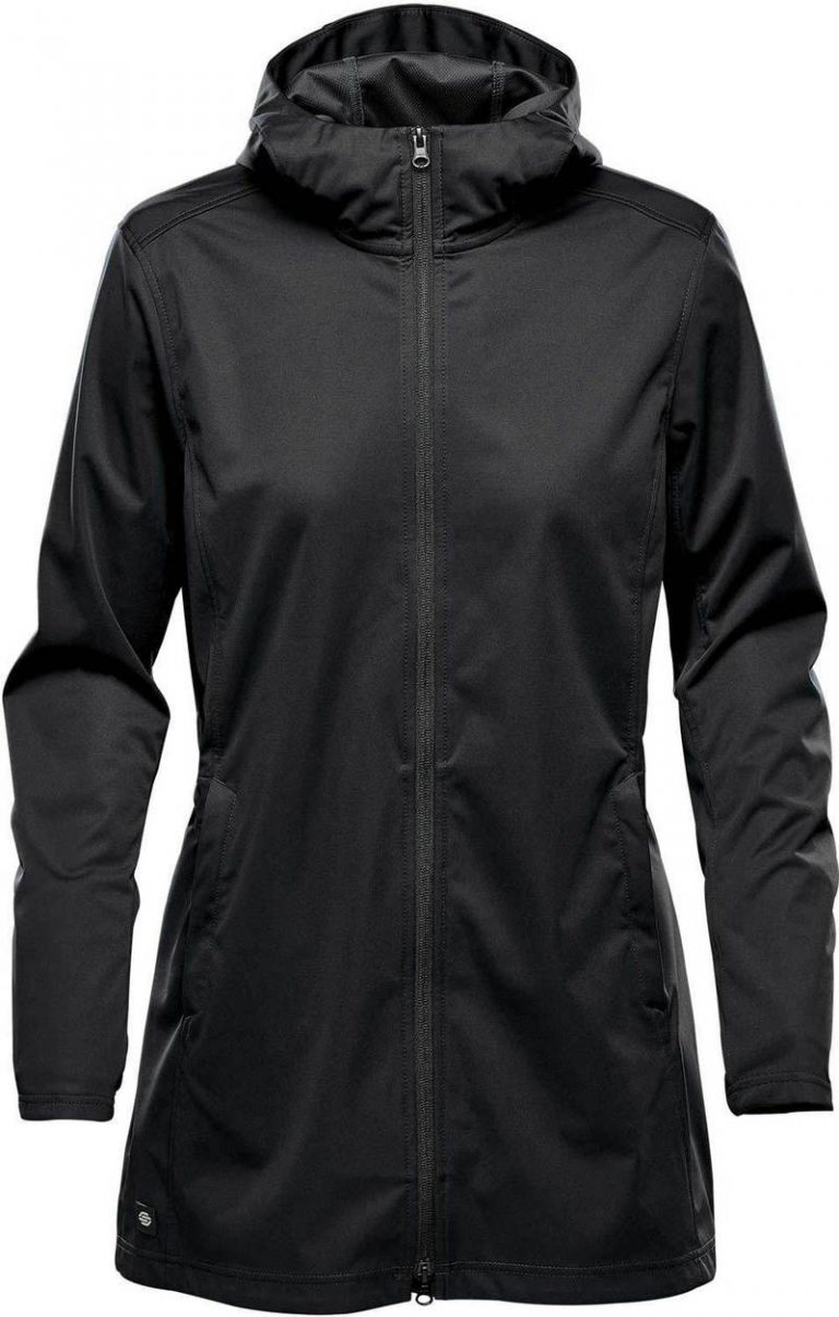 WTSTKSL-1W Black - WorkwearToronto.com - Women's Belcarra Softshell jackets with custom logo