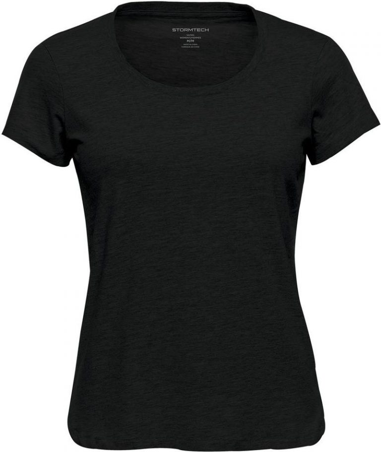 WTSTTG-1W - Black - WorkwearToronto.com - Women's T-Shirts - Custom Printed T Shirts in Toronto