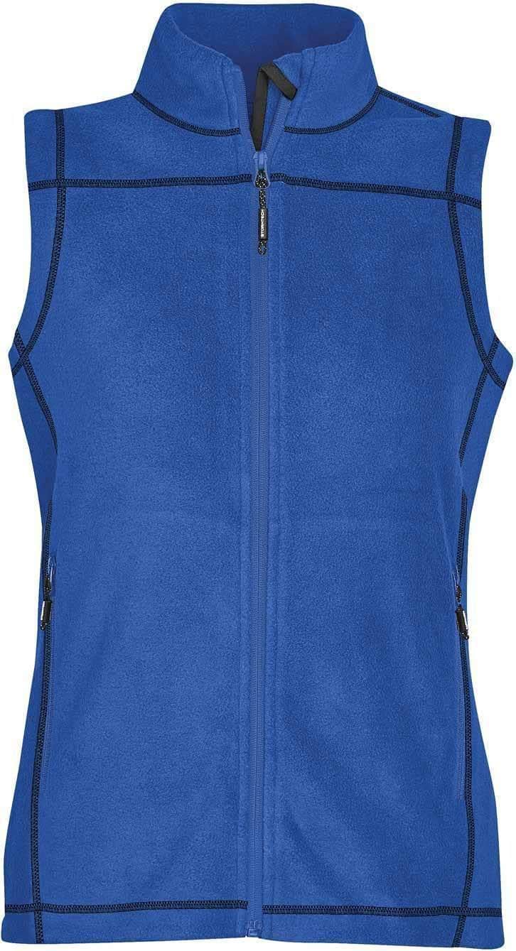 WTSTVX-4W - Azure Blue - WorkwearToronto.com - Woman's Reactor Fleece Vest - Custom Clothing Embroidery and Heat Press