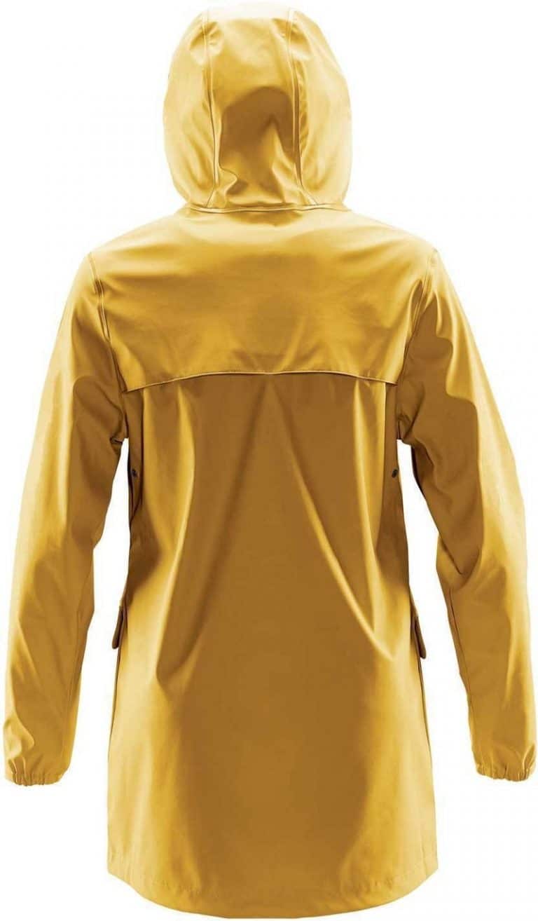 WTSTWRB-1W - Gold - WorkwearToronto.com - Women's Rain Jackets - Rain Jacket Shells - Back - Custom Clothing Embroidery and Heat Press