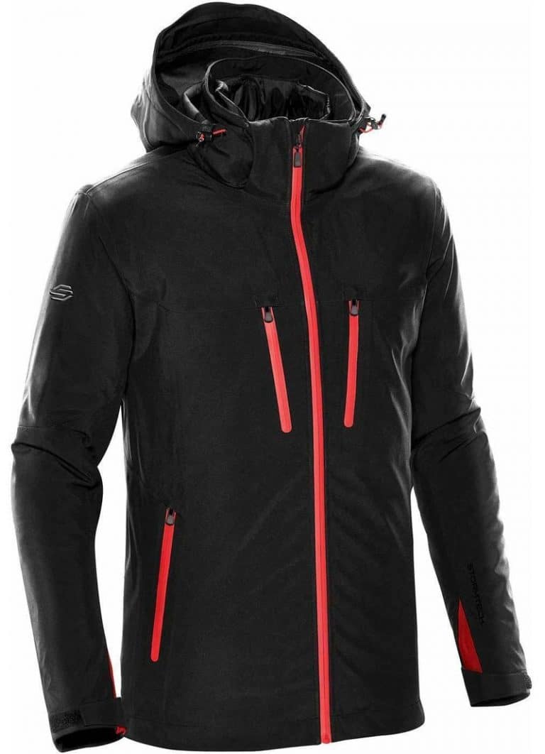 WTSTXB-4 Black-Bright Red - WorkwearToronto.com - Men's Matrix System jacket