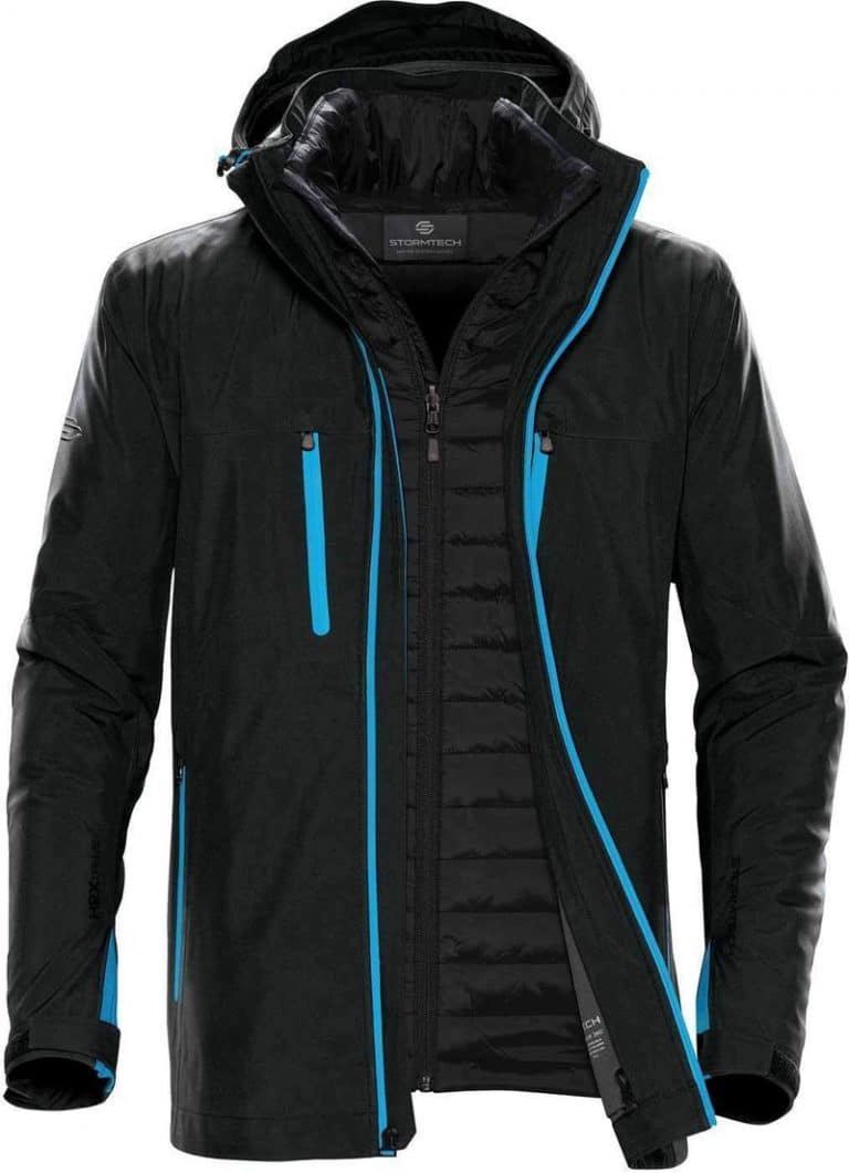 WTSTXB-4 Black-Electric Blue - WorkwearToronto.com - Men's Matrix System jacket