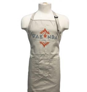 Custom Aprons with your Custom logo - Wakanda - Apron - Beige - Promotional Products - Heat Transfer - Screen Printing - Embroidery